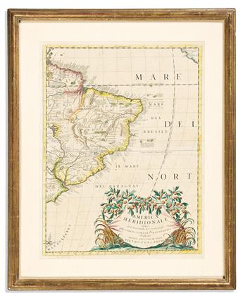 (AMERICAS.) Vincenzo Coronelli. America Settentrionale. [and] America Meridionale.